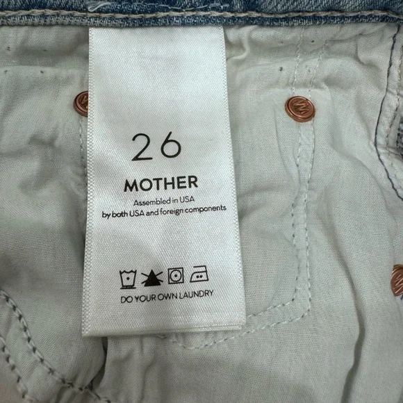 Mother‎ Superior Women's Size 26 The Tomcat Jeans The Confession Distressed